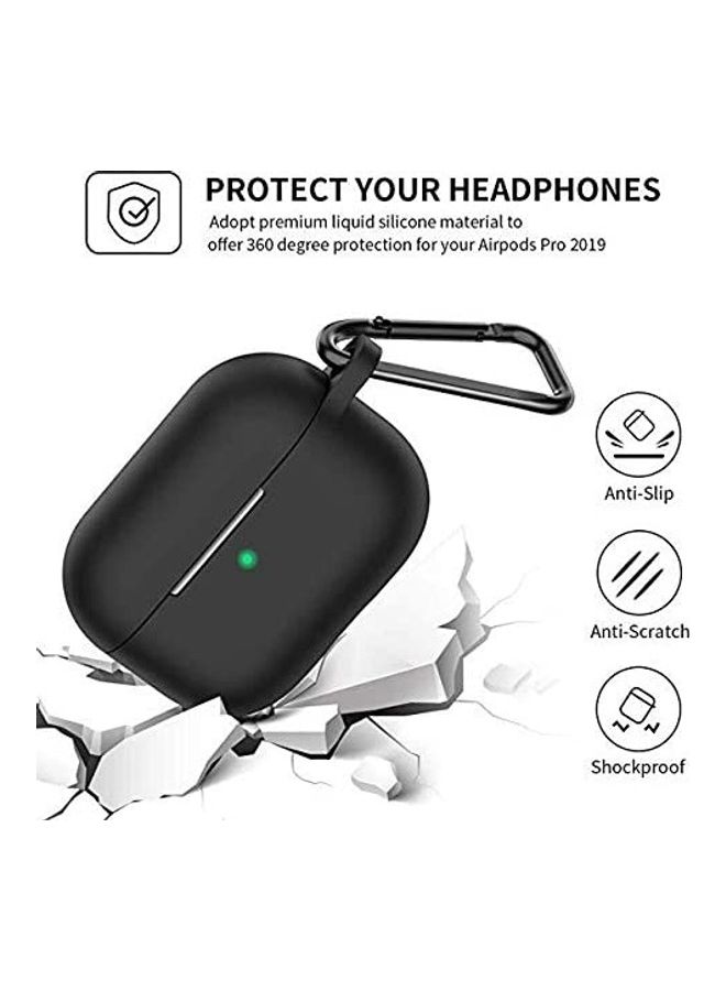 Generic - Protective Silicone Cover For Apple AirPods Pro Black - Image 1