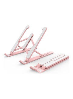 Generic Portable Laptop Stand 26x19.6x16cm Pink  - Image 1
