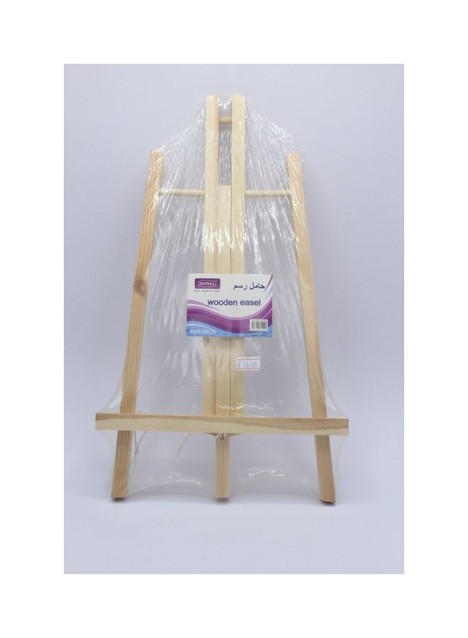 Donia Wooden Sketch Stand Easel Beige - Image 1
