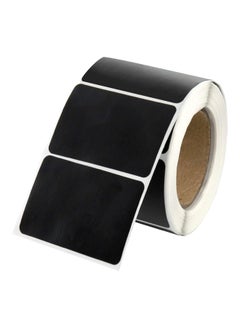 Premify 120-Piece Chalkboard Labels Roll With 1 Marker Black  - Image 1