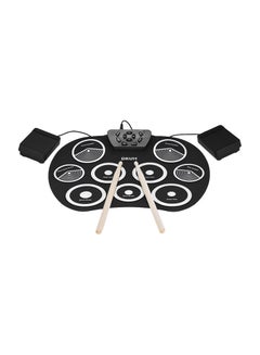Portable Electronic Drum Set With Foot Pedals