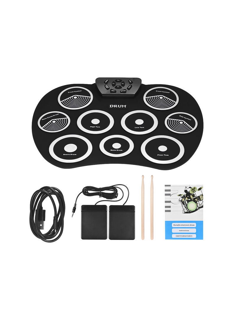Generic - Portable Electronic Drum Set With Foot Pedals - Image 1
