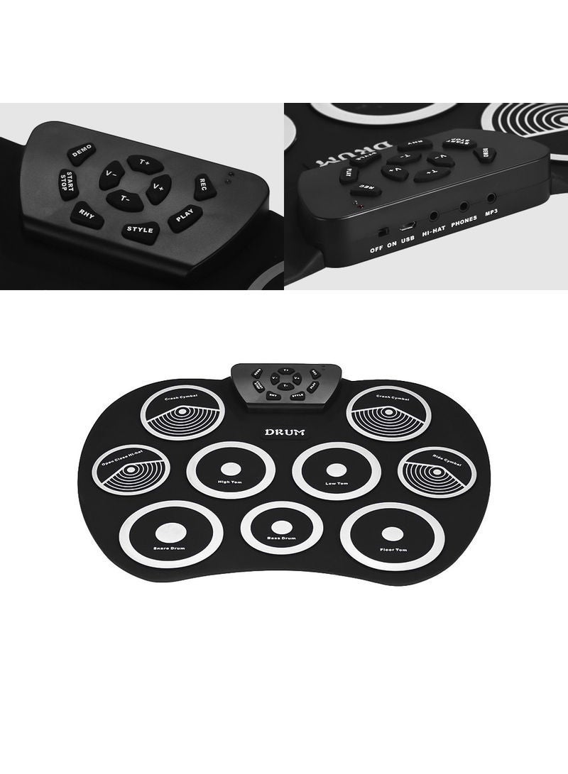 Generic - Portable Electronic Drum Set With Foot Pedals - Image 1