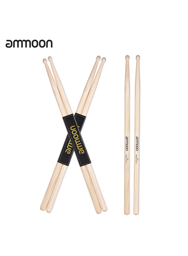 ammoon 3-Pair Wooden Drumstick Set  - Image 4