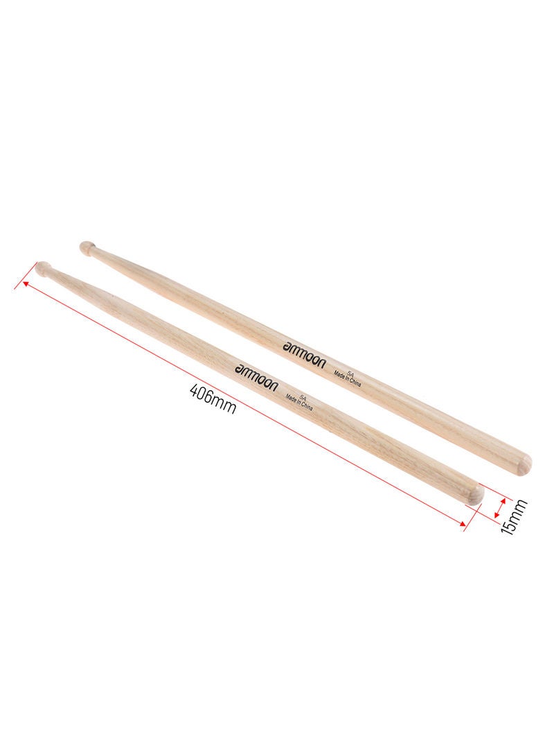 3-Pair Wooden Drumstick Set