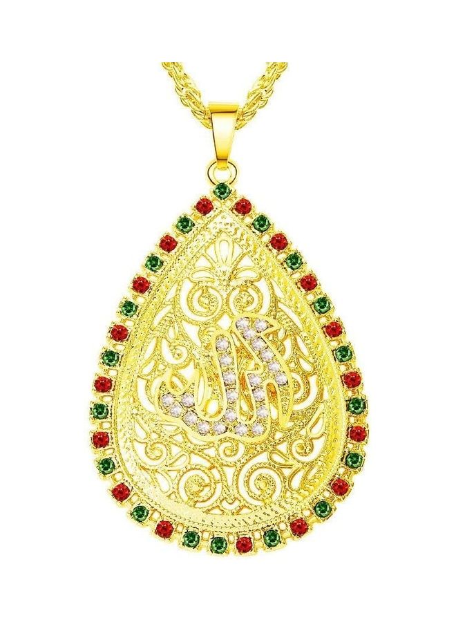 Islamic Symbol Tear Drop Necklace  - Image 1