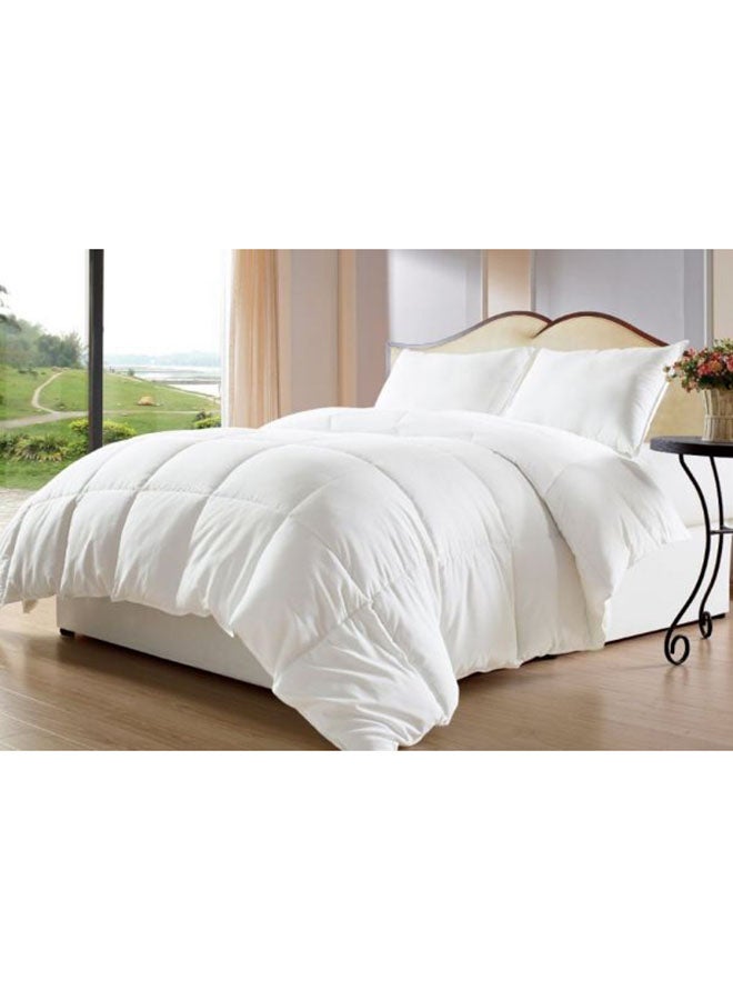 Valentini HOTEL COMFORTER SET MICROFIBER KING 6PCS PLAIN Polyester White 
