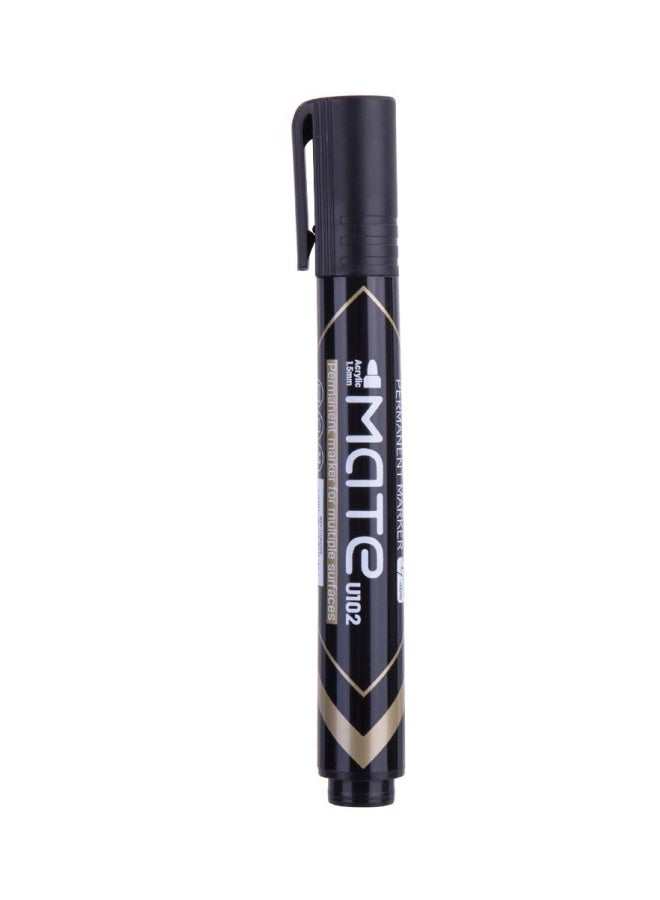 Deli - 12-Piece Permanent Marker Black - Image 1