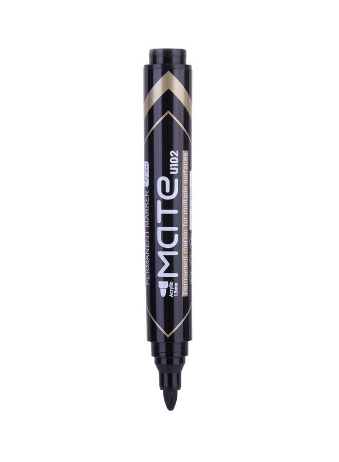 Deli - 12-Piece Permanent Marker Black - Image 1