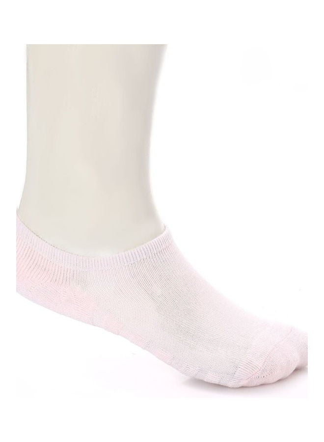 Esla Pair Of Solid Low-Cut Socks Pink