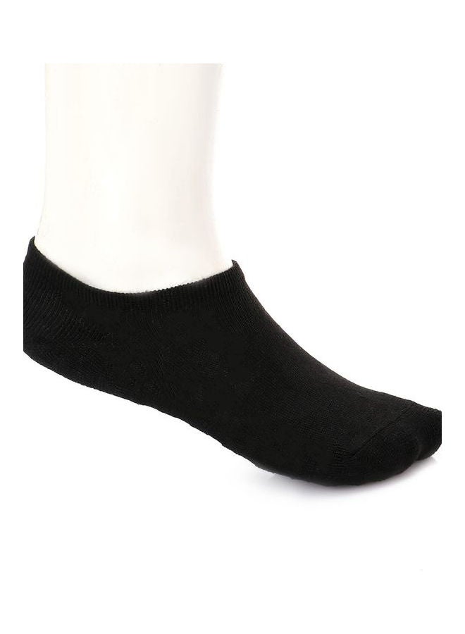 Esla Pair Of Solid Low-Cut Socks Black