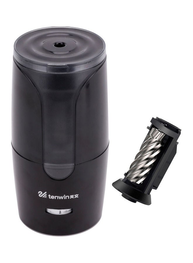tenwin Electric Pencil Sharpener Black - Image 1