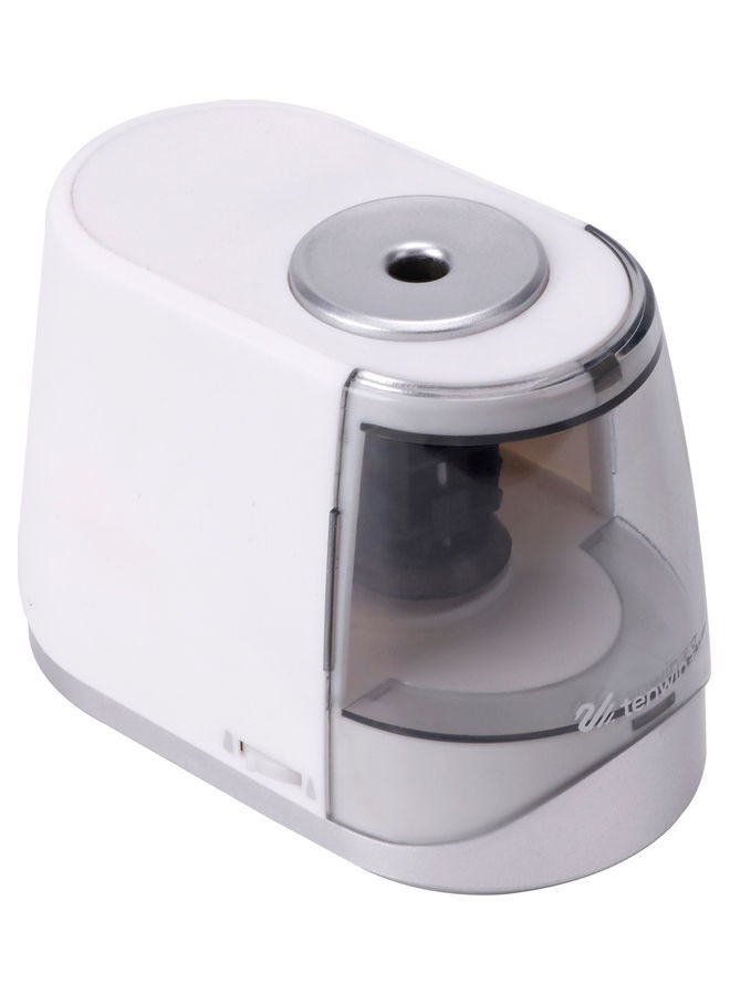 tenwin Electric Pencil Sharpener White - Image 1