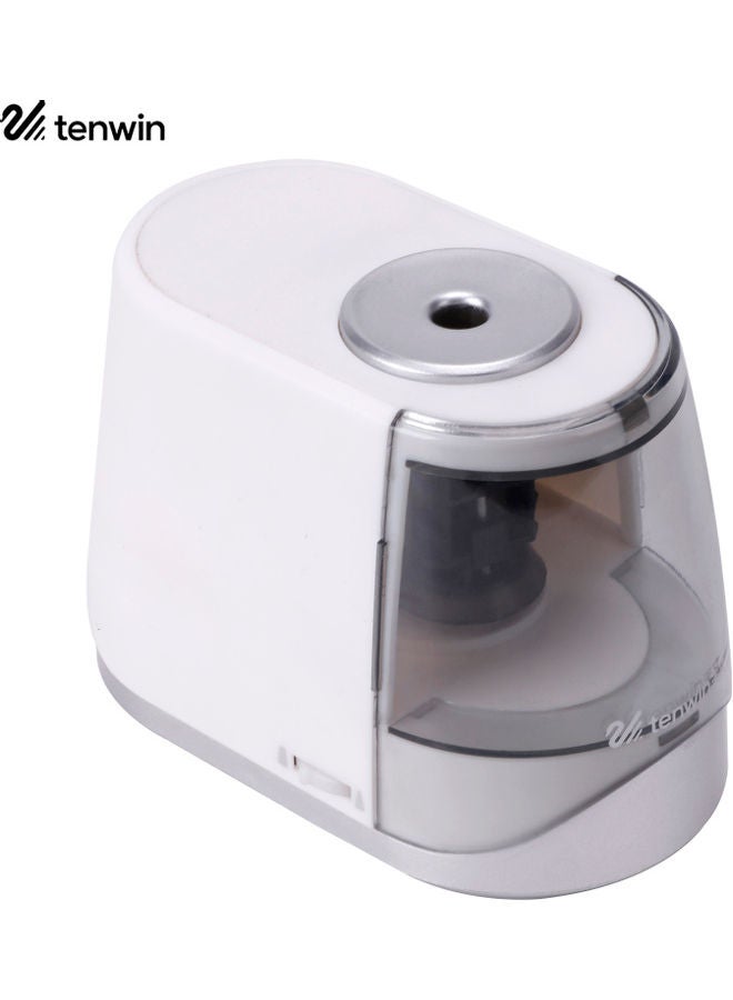 tenwin Electric Pencil Sharpener White - Image 3