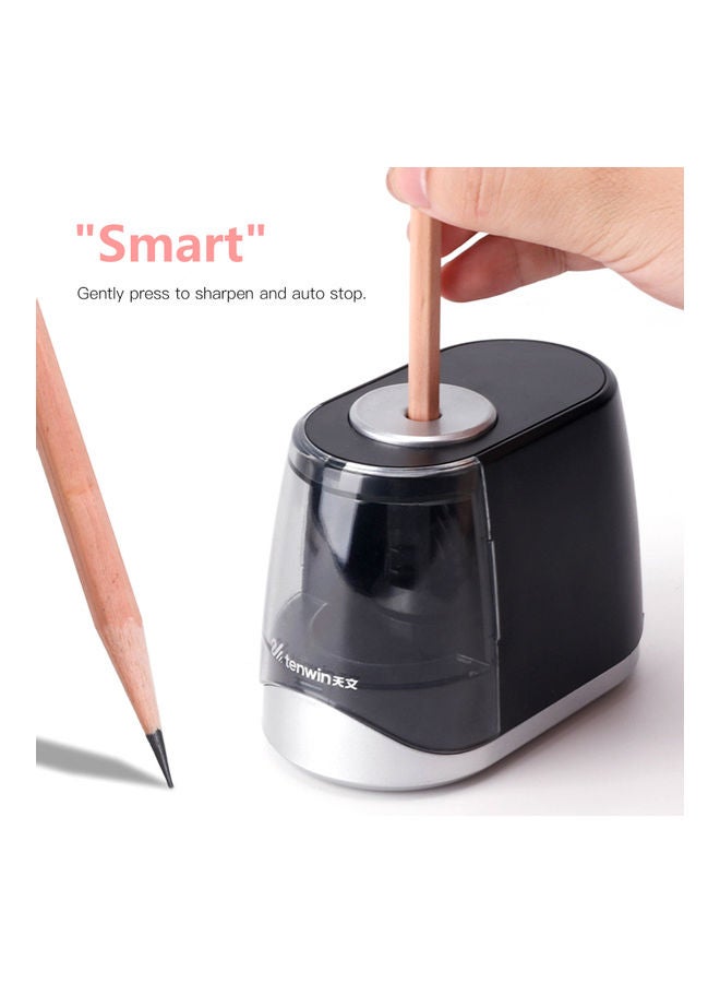 tenwin Electric Pencil Sharpener Black - Image 3