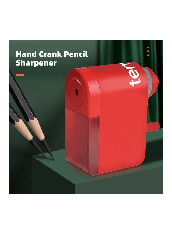 Manual Pencil Sharpener Red