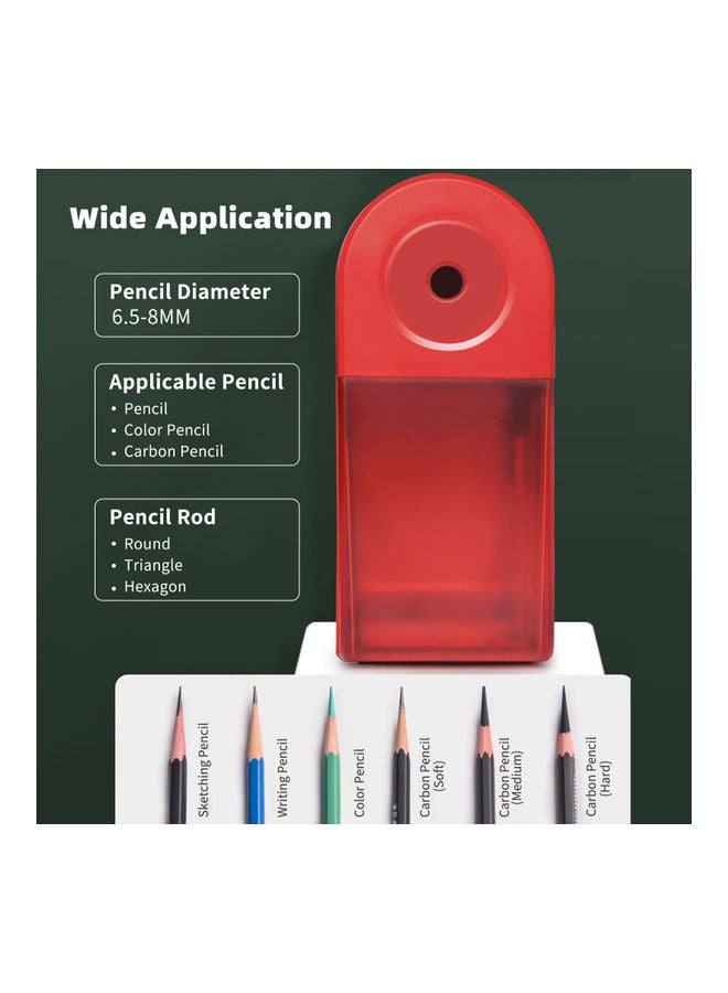 tenwin Manual Pencil Sharpener Black - Image 5