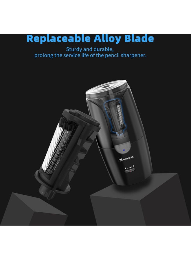 tenwin Automatic Electric Pencil Sharpener Black - Image 5