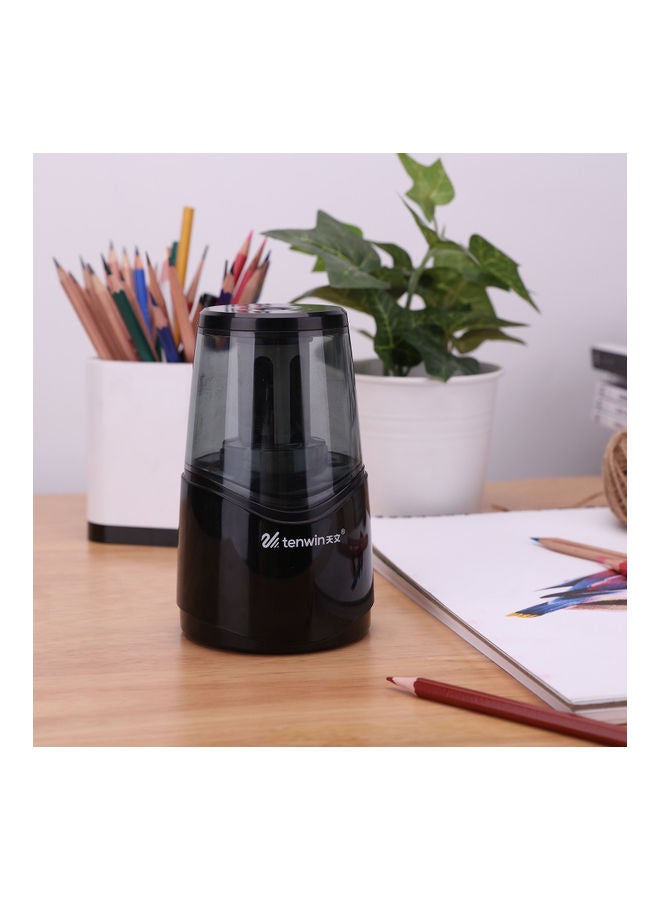 tenwin Electric Pencil Sharpener Black - Image 3