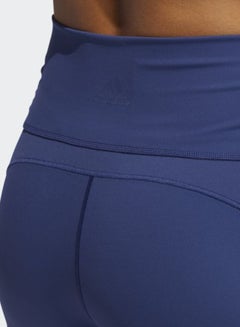 Adidas Jacquard Mesh 7/8 Tights Tech Indigo  - Image 4