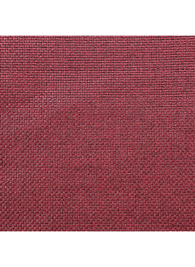 3-Piece Solid Plain Cushion Cover Set Red 40 x 40cm - Image 5
