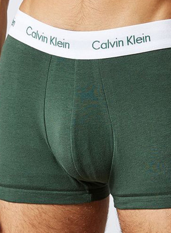 CALVIN KLEIN - Low Rise Trunks Grey/Green/Yellow - Image 1