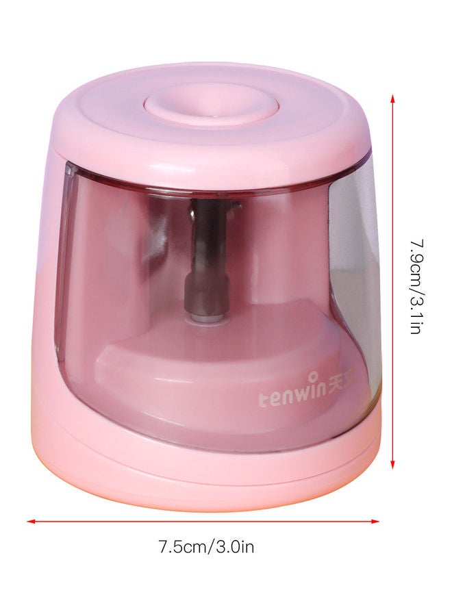 tenwin Electric Pencil Sharpener Pink - Image 4