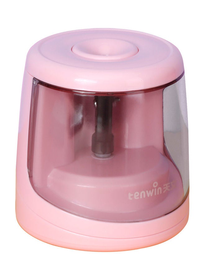 tenwin Electric Pencil Sharpener Pink - Image 1