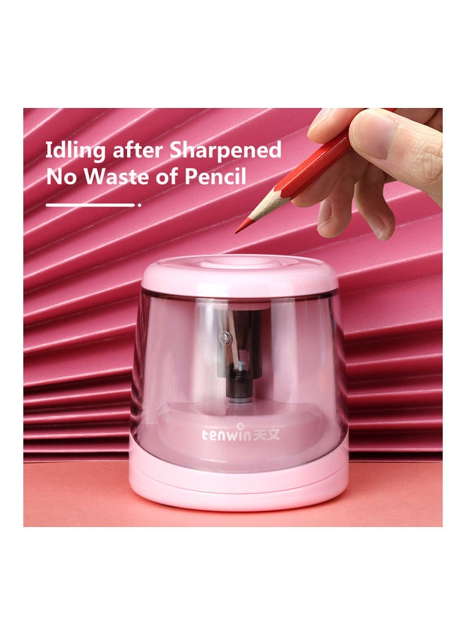 tenwin Electric Pencil Sharpener Pink - Image 2