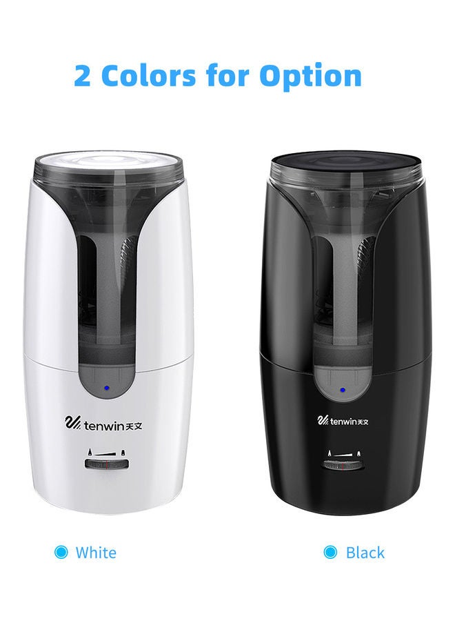 tenwin Automatic Electric Pencil Sharpener White - Image 4