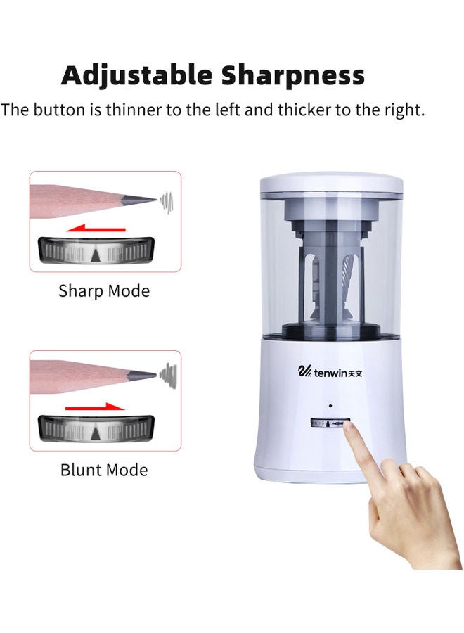 tenwin Automatic Electric Pencil Sharpener Black - Image 3