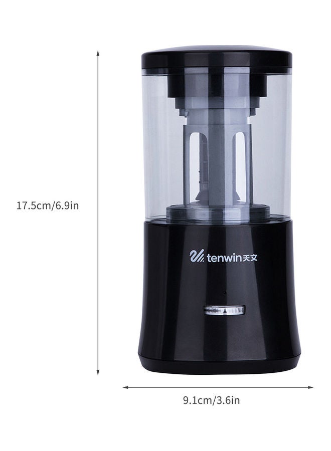 tenwin Automatic Electric Pencil Sharpener Black - Image 4