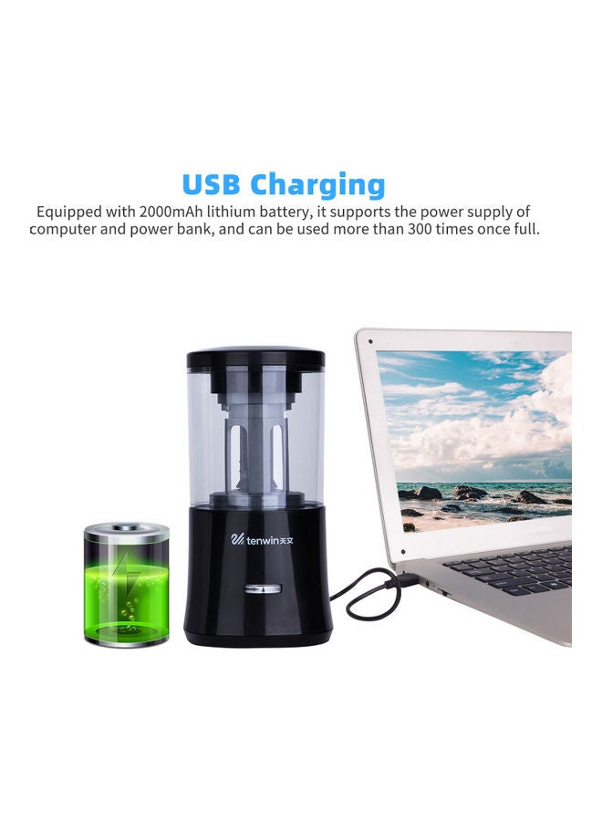 tenwin Automatic Electric Pencil Sharpener Black - Image 5