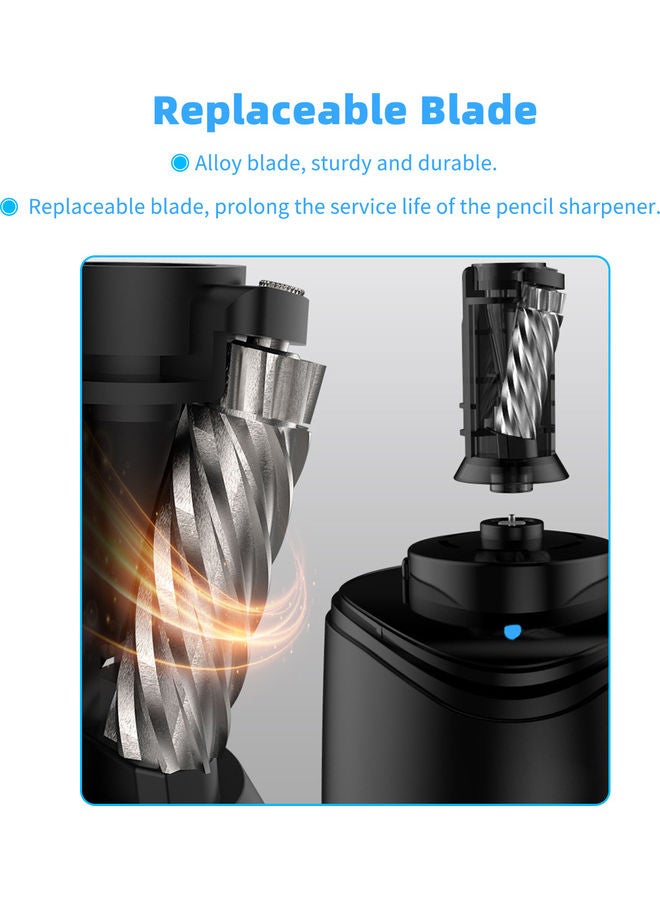 tenwin Electric Pencil Sharpener White - Image 4