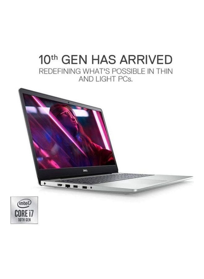 DELL - Inspiron 5593 Notebook Laptop With 15.6-Inch Display, Intel Core i5-1035G1 3.6 GHz Processor/8GB RAM/512GB SSD/2GB NVIDIA Geforce MX230 Graphics Card/ DOS Silver - Image 1