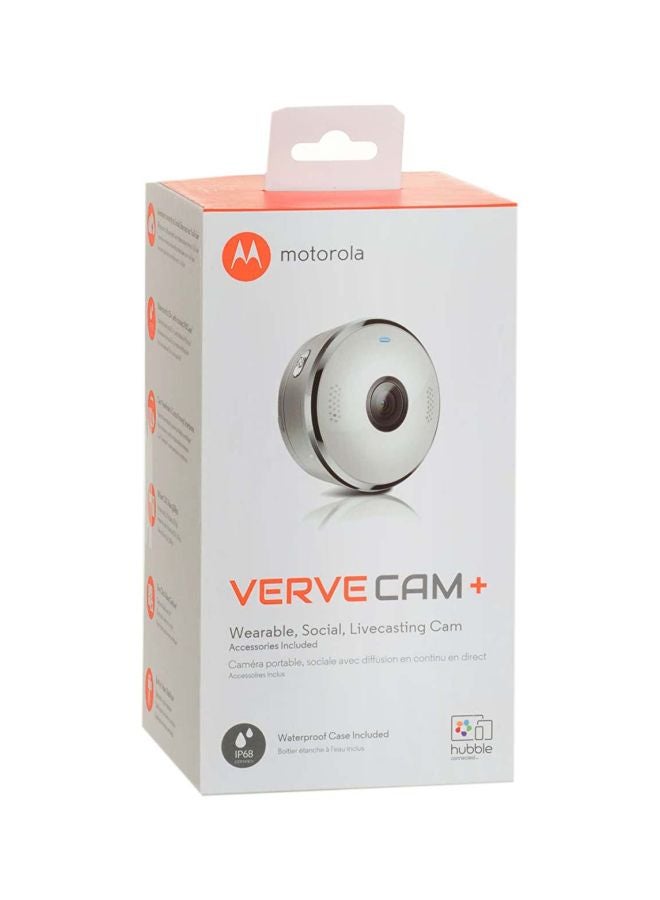 Verve Cam Plus Live Streaming Wearable Camera