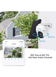 Wi-Fi Rechargeable Pan And Tilt Outdoor Surveillance Camera - v1609330601/N29982841A_4