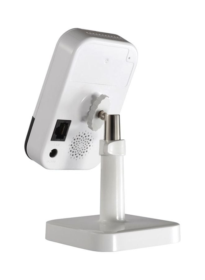 HIKVISION - DS-2CD2443G2-IW 4MP Wi-Fi Indoor Cube Network Camera, 2.8mm Lens, Human & Vehicle Detection, Digital WDR, IR Night Vision 10m, Built-in Mic & Speaker, Motion Detection, Supports microSD Slot up to 512GB, PoE/12VDC Power, ONVIF, RTSP - Image 1
