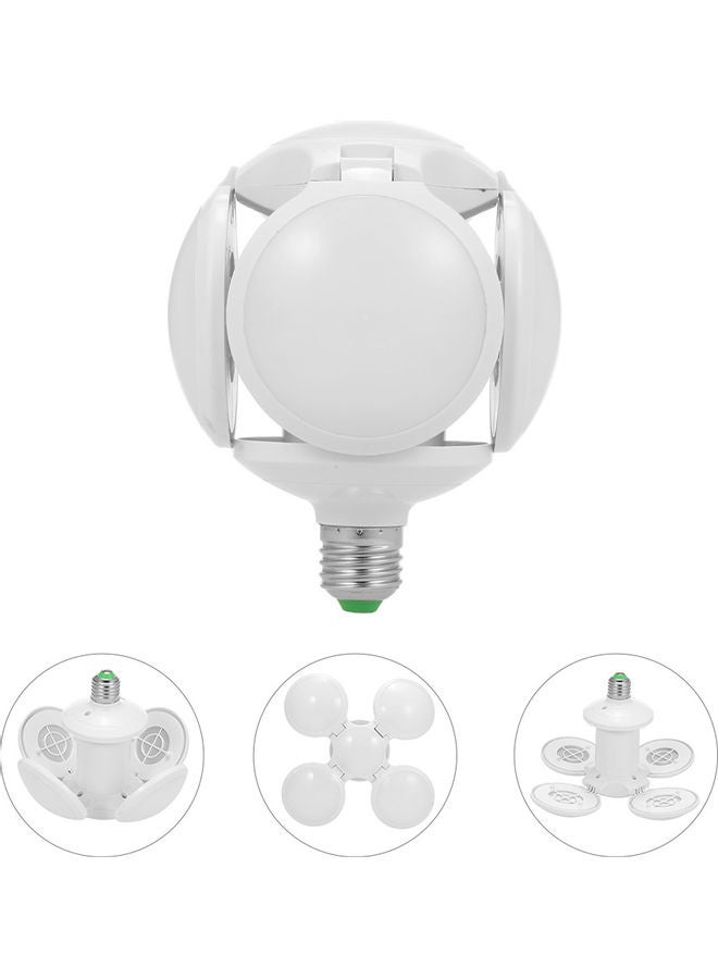 مصباح طوارئ يعمل بالتيار المتردد والتيار المستمر أبيض