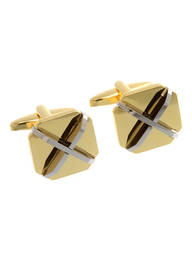Copper Shirt Cufflinks Crucifix