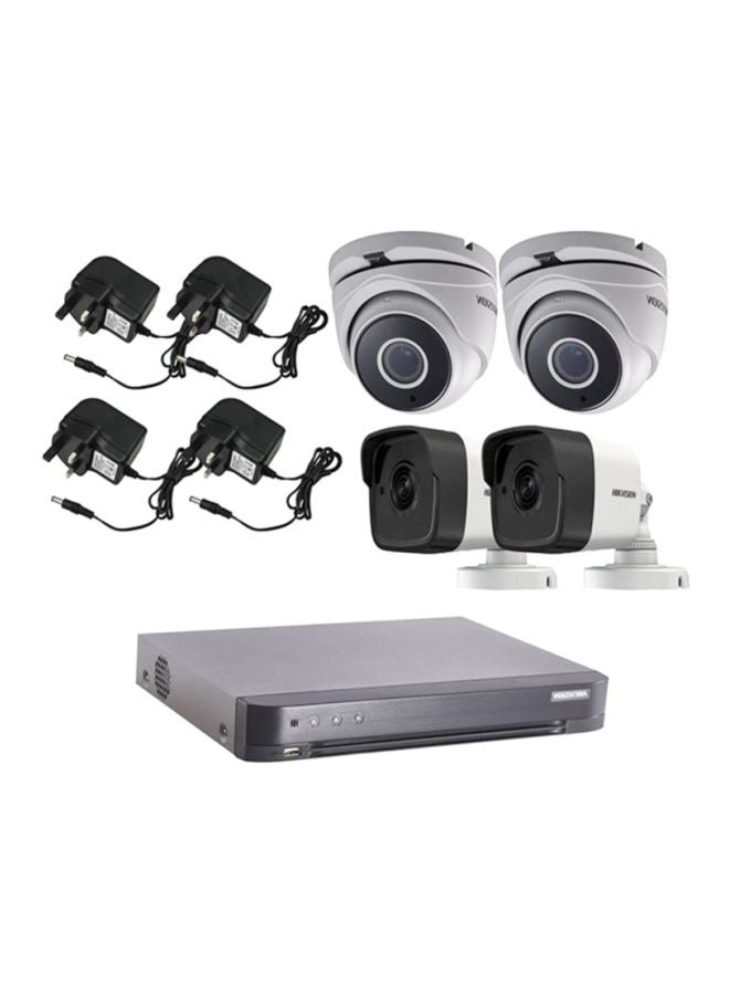 HIKVISION 4-Piece 3MP CCTV Camera HD System  - Image 1