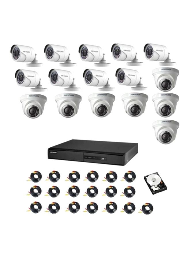 هيك فيجن طقم كاميرا المراقبة CCTV مكون من 37 قطعة - Image 1
