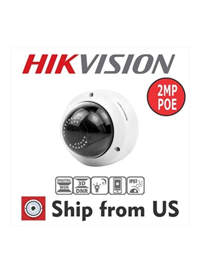 هيك فيجن كاميرا مراقبة شبكية دوم ثابتة كاملة الوضوح بالأشعة الحمراء - Image 3