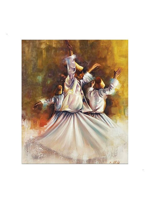 Darwish Painting Modern Canvas Tableau Multicolour 100x70cm
