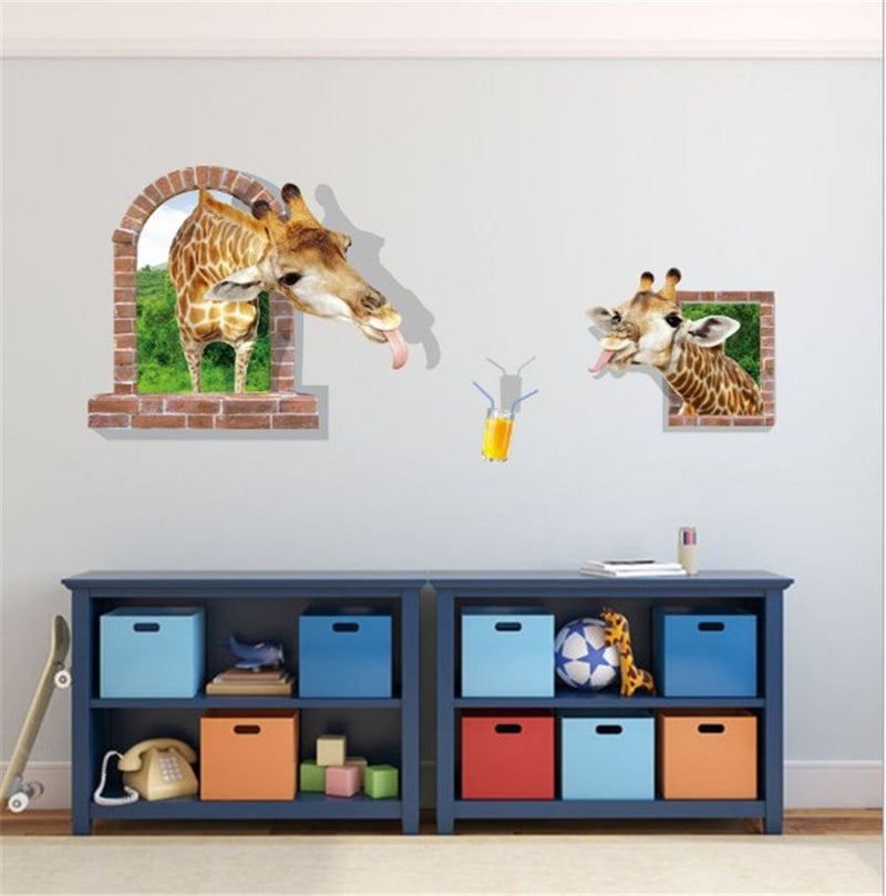 Fast Print 3D Self-Adhesive PVC  Wall Paper Sticker Multicolour 90x60cm - Image 3