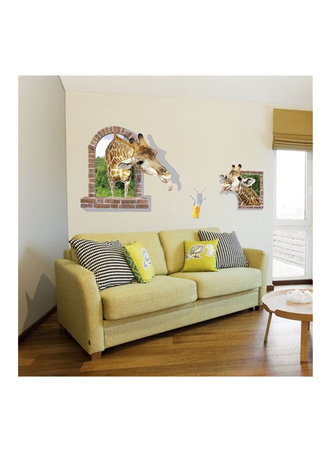 Fast Print 3D Self-Adhesive PVC  Wall Paper Sticker Multicolour 90x60cm - Image 1