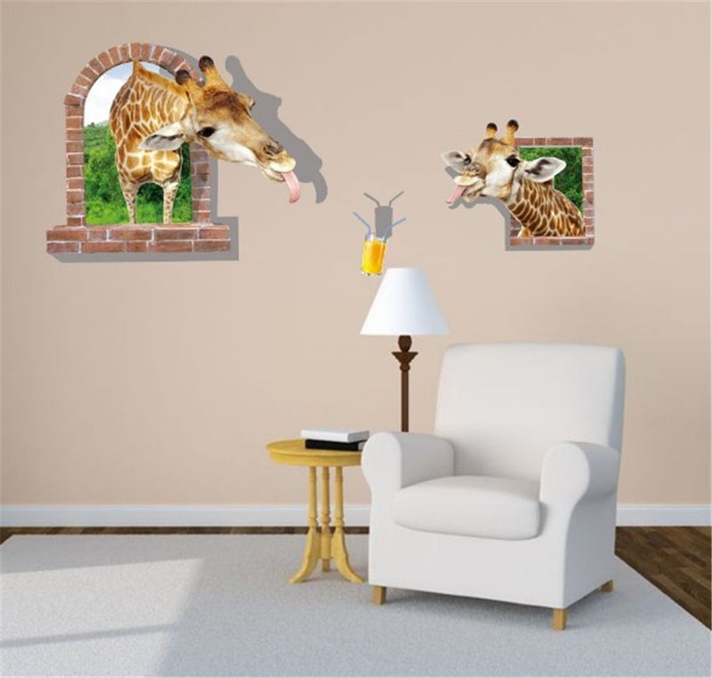 Fast Print 3D Self-Adhesive PVC  Wall Paper Sticker Multicolour 90x60cm - Image 5