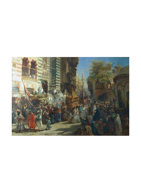 Canvas Printed Tableau Multicolor 94x165cm
