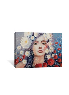 Sasb Wall Painting Printed On Canvas With Hidden Framed Multicolor 60x80x2.2cm