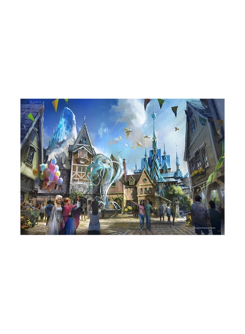 Canvas Printed Tableau Multicolor 94x165cm